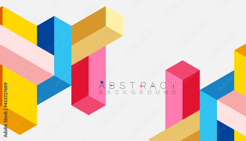Abstract background. 3d cubes, cubic elements and blocks. Techno or business concept for wallpaper, banner, background, landing page Abstract background. 3d cubes, cubic elements and blocks. Techno or business concept for wallpaper, banner, background, landing page