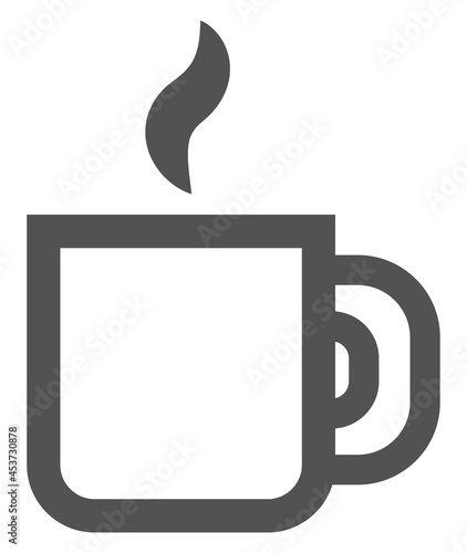 Press tea, illustration, vector on a white background. photo