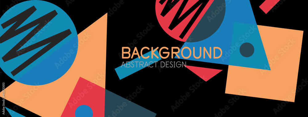 Abstract background with blocks, lines, geometric shapes. Techno or business concept for wallpaper, banner, background, landing page Abstract background with blocks, lines, geometric shapes. Techno or business concept for wallpaper, banner, background, landing page