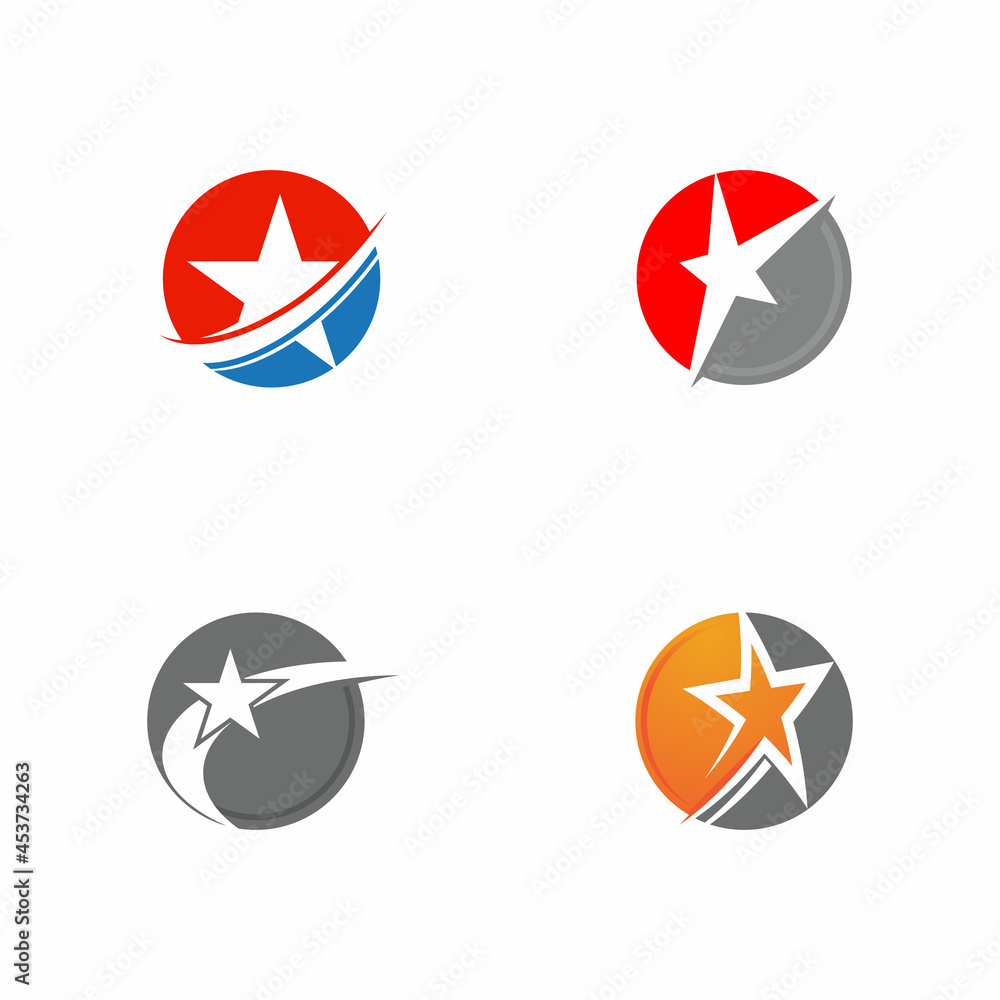 Star icon Template vector illustration design Star icon Template vector illustration design