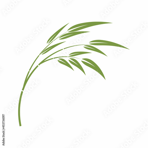 Bamboo Logo Template vector icon illustration design