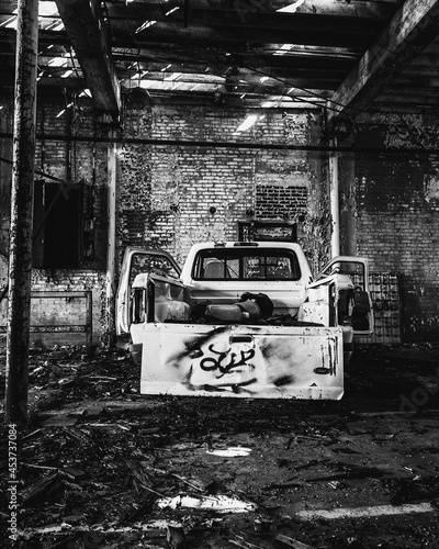 old abandoned car