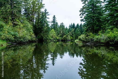 reflection on the Greenville River