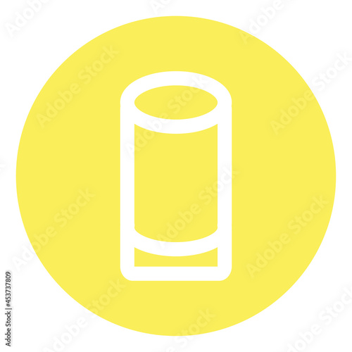 Vodka shot glass, illustration, vector, on a white background.