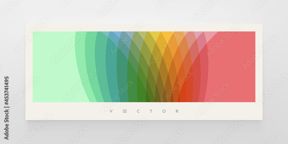 Fototapeta premium Abstract background with dynamic effect. Mobile screen. Cover design template. Vector illustration.