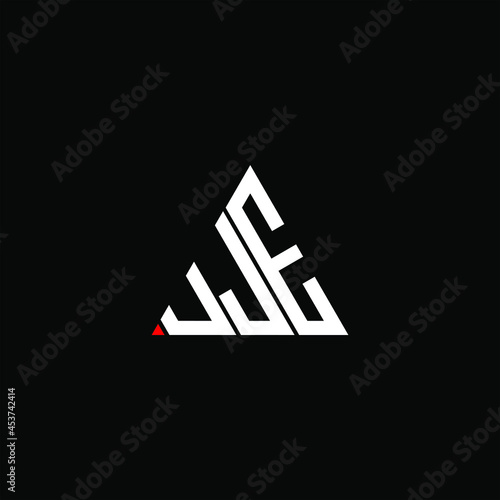 UJE letter logo creative design. UJE unique design photo