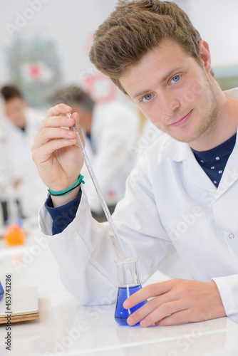 young man in the lab photo