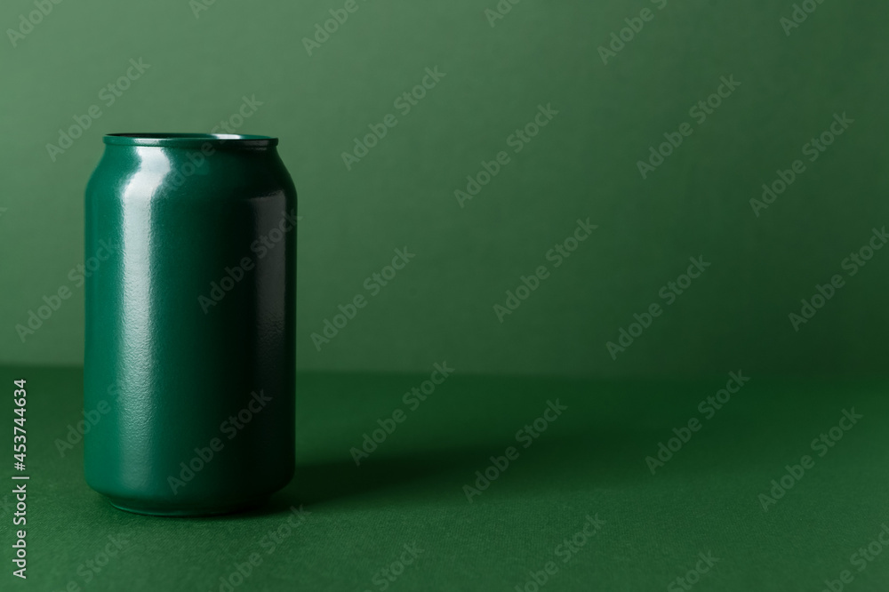 Can of soda on color background Can of soda on color background