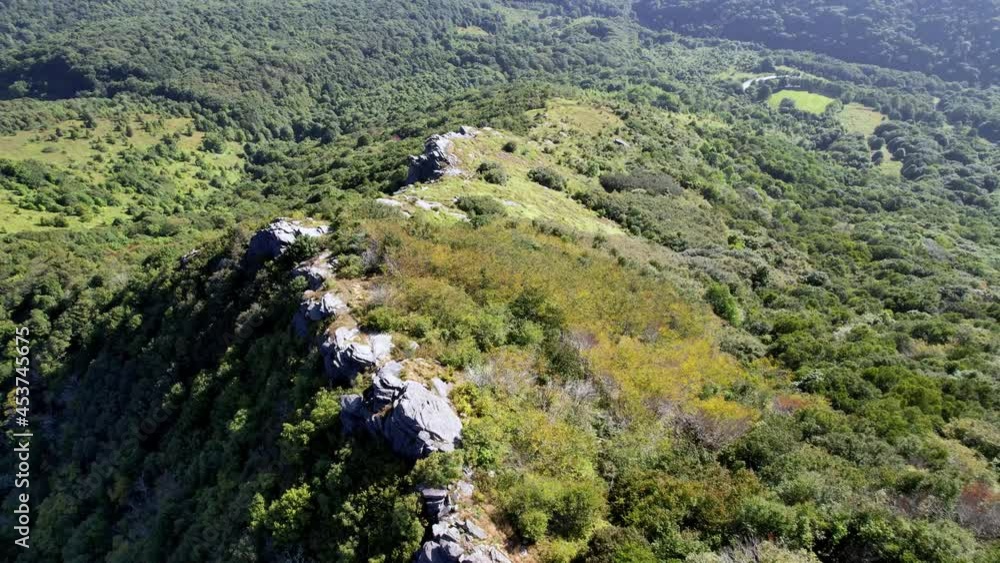 Snake Mountain NC, Aerial of rocks along ridge, watauga county north carolina, nc, boone nc, north carolina, blowing rock nc, north carolina Snake Mountain NC, Aerial of rocks along ridge, watauga county north carolina, nc, boone nc, north carolina, blowing rock nc, north carolina