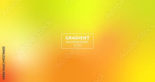 Yellow blur gradient abstract background Simple Gradient Vector form blend of color