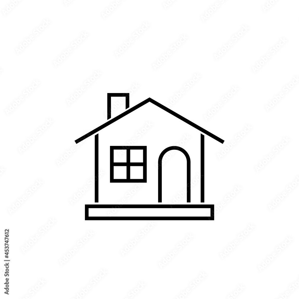 House icon isolated on white background House icon isolated on white background