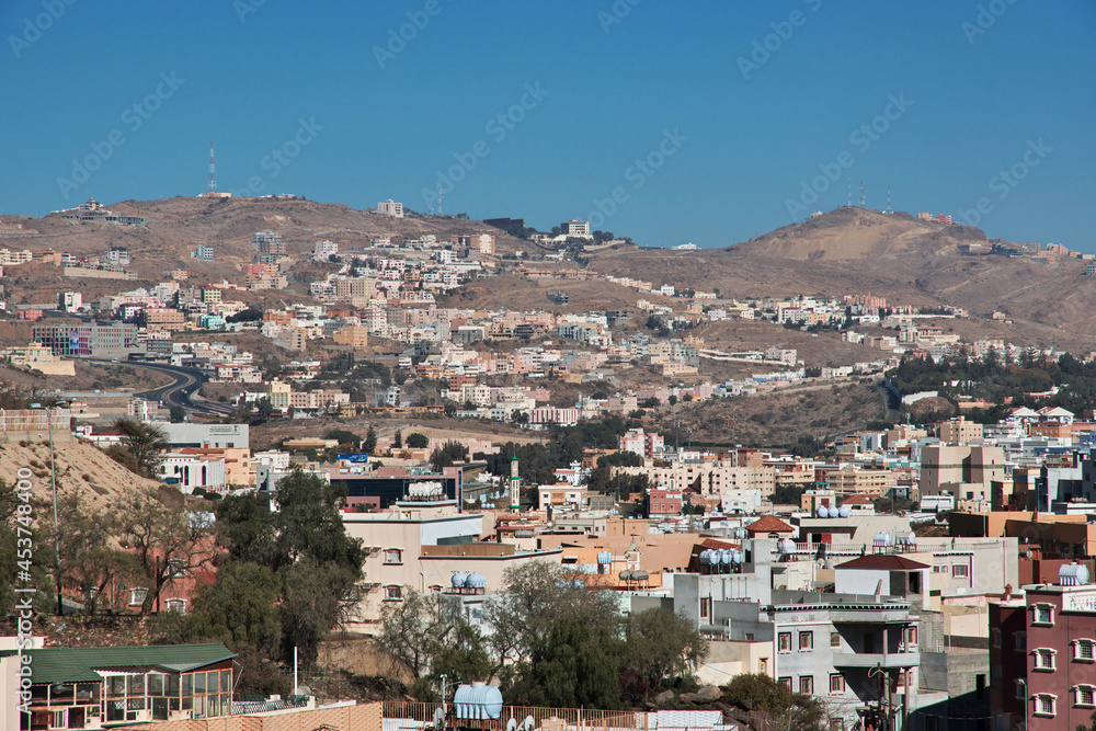The panoramic view of Abha city, Saudi Arabia