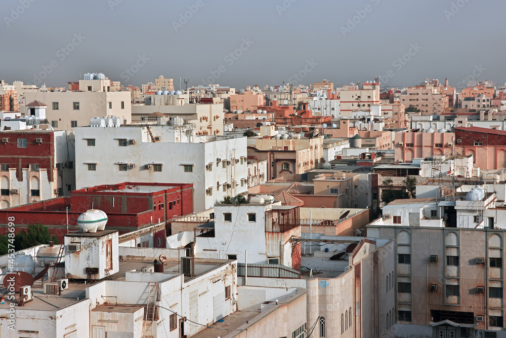 The panoramic view of Jeddah city, Saudi Arabia The panoramic view of Jeddah city, Saudi Arabia