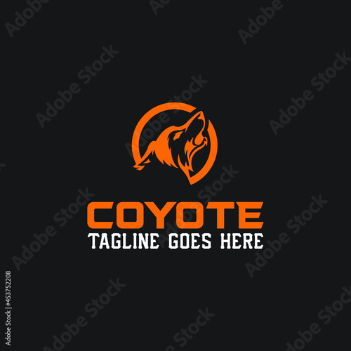 coyote head in box logo exclusive design inspiration