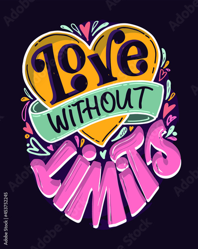 Hand drawn lettering quote in modern calligraphy style about lifestyle. Inspiration sllogan for print and poster design. Vector illustration