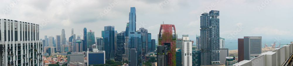 シンガポールの観光名所を旅行する風景 Scenes from a trip to Singapore's tourist attractions 