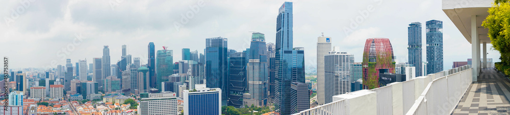 シンガポールの観光名所を旅行する風景 Scenes from a trip to Singapore's tourist attractions 