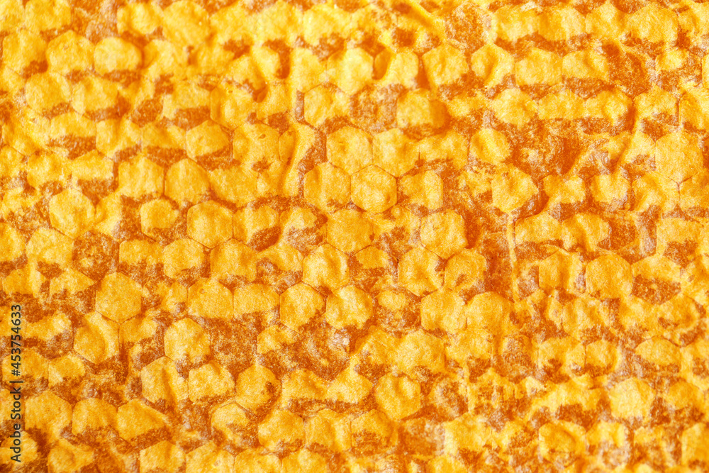 Texture of honey combs, closeup Texture of honey combs, closeup