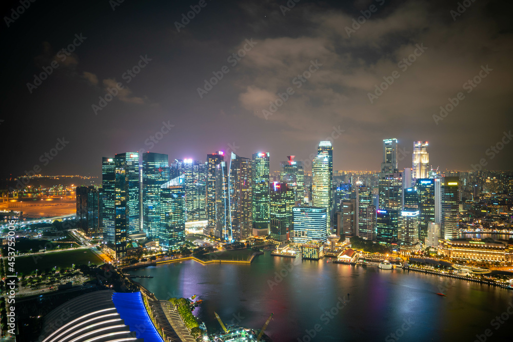 Fototapeta premium シンガポールの観光名所を旅行する風景 Scenes from a trip to Singapore's tourist attractions 
