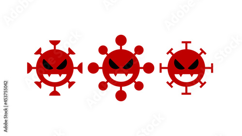 コロナウイルスのイラスト