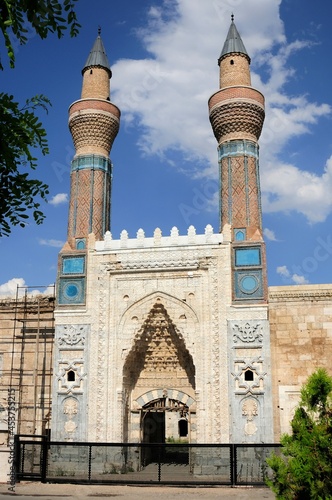 Canvas Print The other name of Gok Madrasa is Sahibiye Madrasa