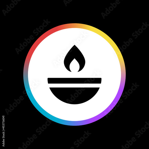 Oil Flame - Sticker