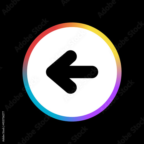 Free Download Arrow Backward - Sticker - GFXLoad