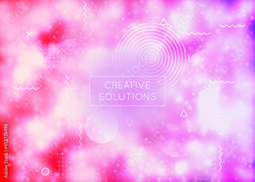 Hipster Texture. Soft Screen. Motion Dots. Modern Background. Pu