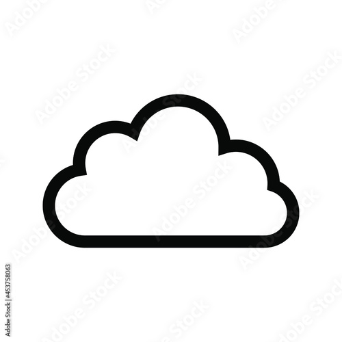 Cloud icon vector set. Weather illustration sign collection. swarm symbol or logo.