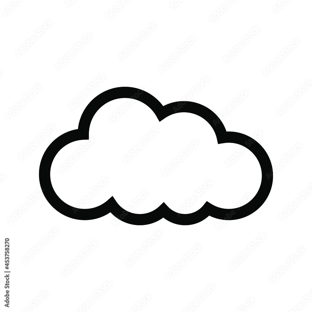 Cloud icon vector set. Weather illustration sign collection. swarm symbol or logo. Cloud icon vector set. Weather illustration sign collection. swarm symbol or logo.