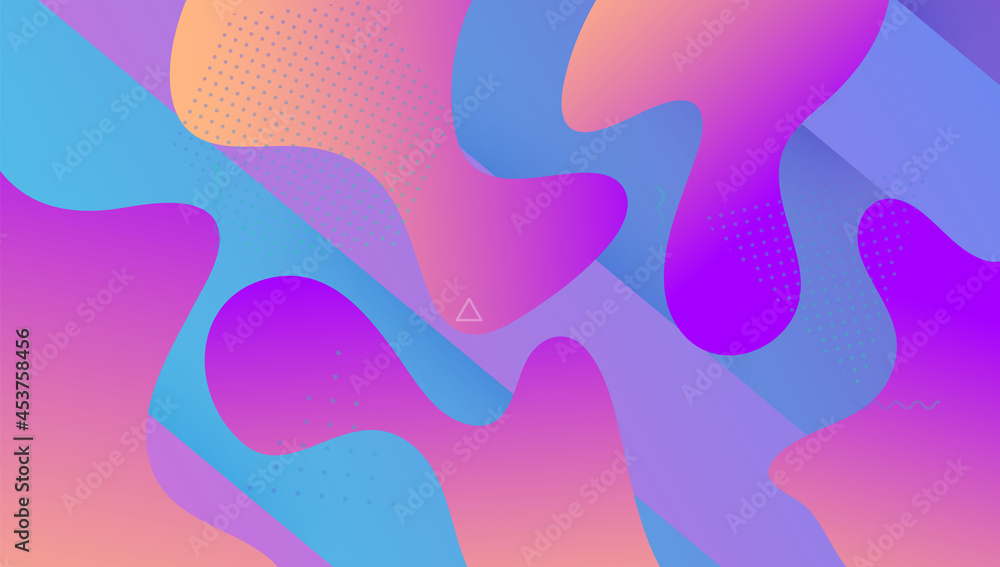 Gradient Background. Flow Rainbow Banner. Pink Plastic Poster. C Gradient Background. Flow Rainbow Banner. Pink Plastic Poster. C
