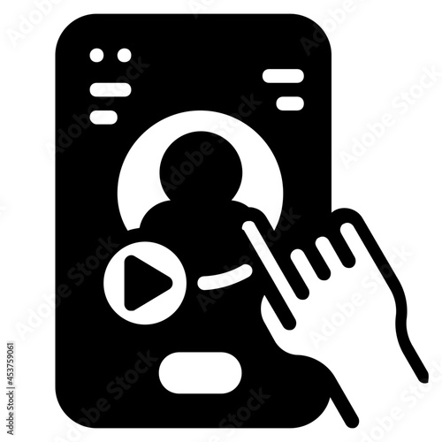 tutorials glyph icon