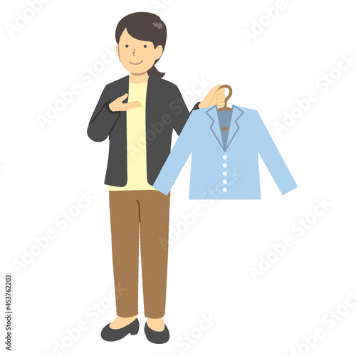 アパレル店員の女性