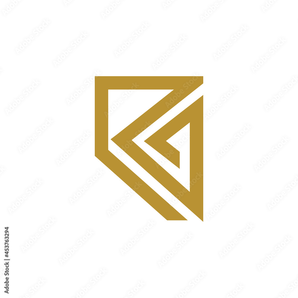 Initial letter R,G,P in white background, vector logo design flat minimalist Initial letter R,G,P in white background, vector logo design flat minimalist