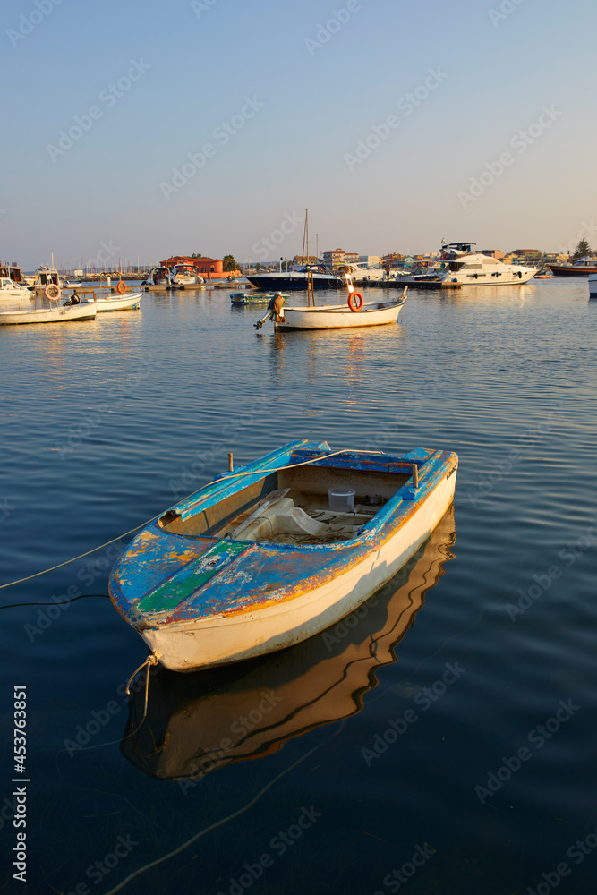 The little port of Marzamemi, Province of Syracuse, Sicily, Italy The little port of Marzamemi, Province of Syracuse, Sicily, Italy