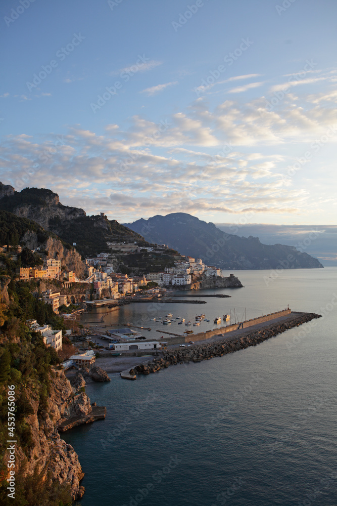 Sunrise at Amalfi, Salerno province, Italy