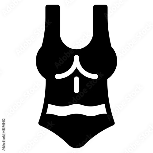 swimwear glyph icon