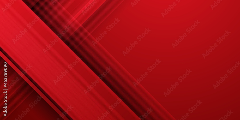 Abstract red vector background with stripes 