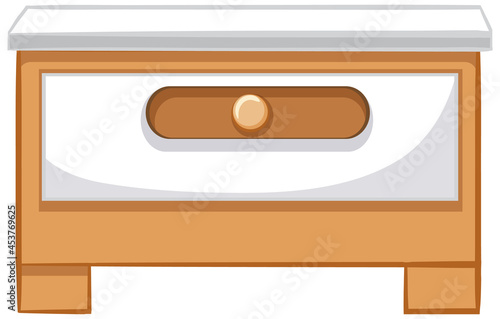 One drawer cabinet for interior design