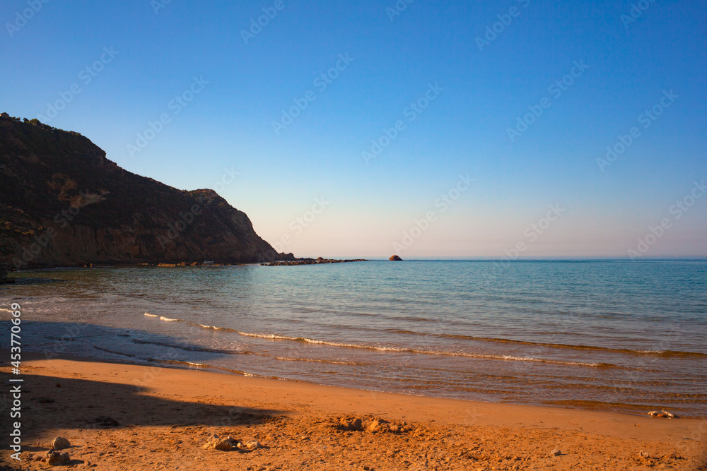 Beach of Capo Rossello in Realmonte, Agrigento.