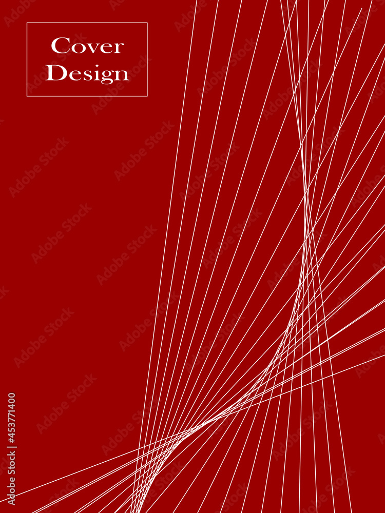 Naklejka premium Cover background vector design