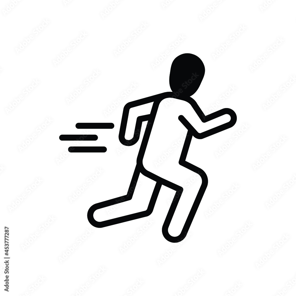 Black solid icon for fast Black solid icon for fast