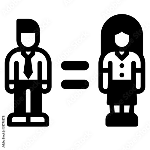 equality glyph icon