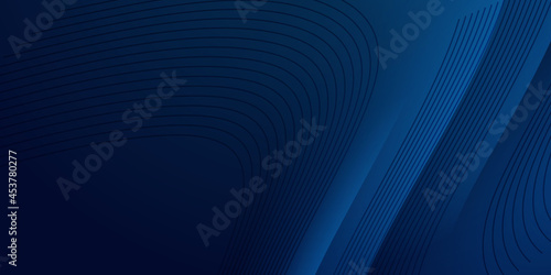 Abstract digital technology pattern luxury dark blue abstract business presentation background. Digital image of light rays  stripes lines with blue light  speed and motion blur over dark blue design