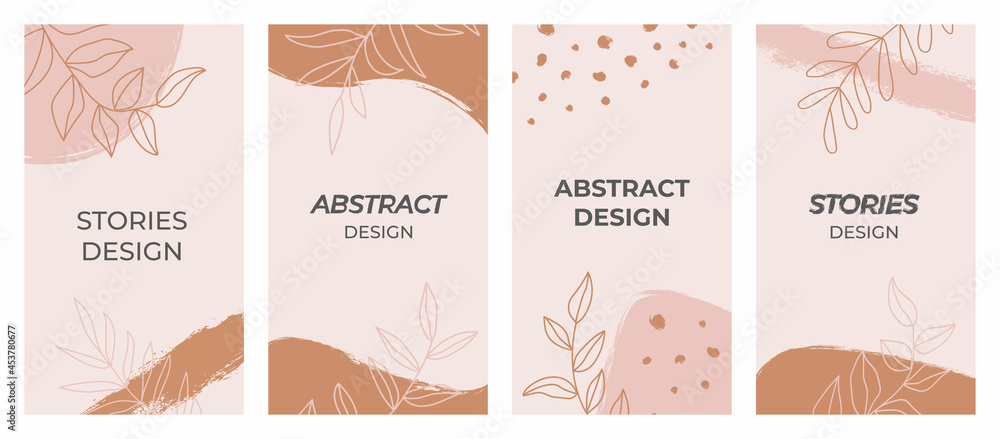 Abstract background Design templates for social media posts and instagram stories