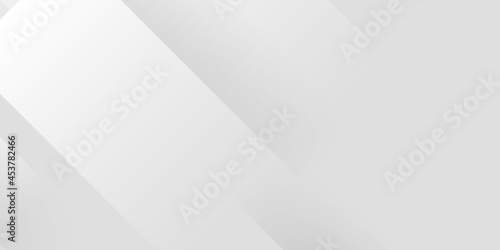 Simple modern abstract white grey abstract presentation background with rounded square shapes. Vector abstract graphic design banner pattern background web template.