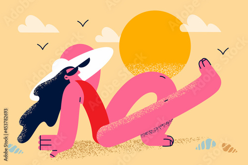 Having summer vacations leisure concept