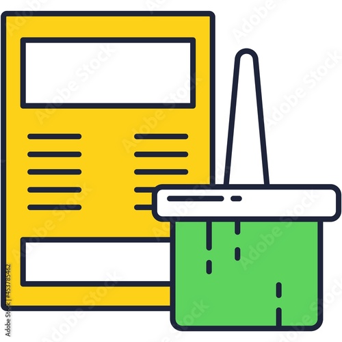 Rebrand icon flat vector web rebranding design