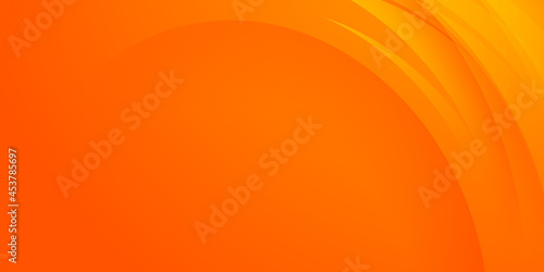 Modern orange yellow gradient abstract background with waving arrow and speed shapes