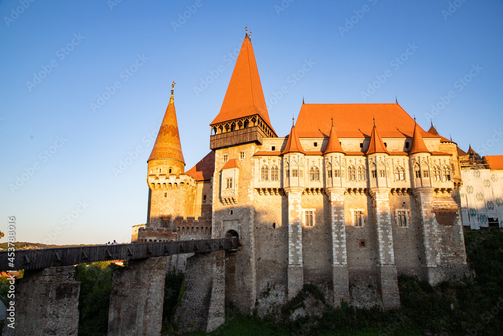 hunedoara Castle, also known a Corvin Castle or Hunyadi Castle, is a Gothic-Renaissance castle in Hunedoara, Romania. One of the largest castles in Europe.
